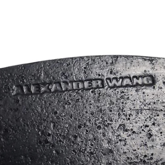 Alexander Wang Black Leather Monique Platform Booties Size 37.5 (7.5) - Picture 9 of 9